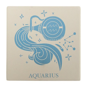 Ceramic Coaster - Aquarius