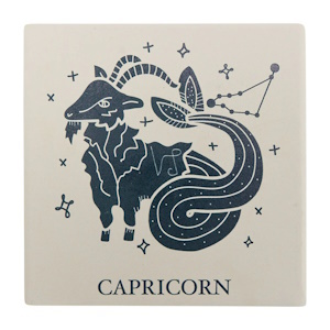 Ceramic Coaster - Capricorn