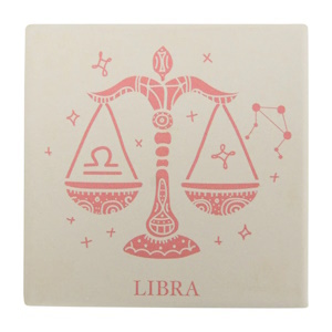 Ceramic Coaster - Libra