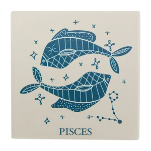 Ceramic Coaster - Pisces