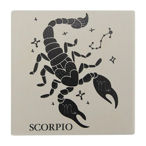 Ceramic Coaster - Scorpio