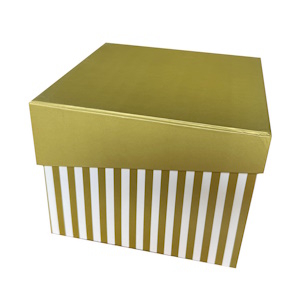 Gold Stripe Box