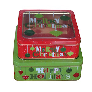 Christmas Tins Boxes