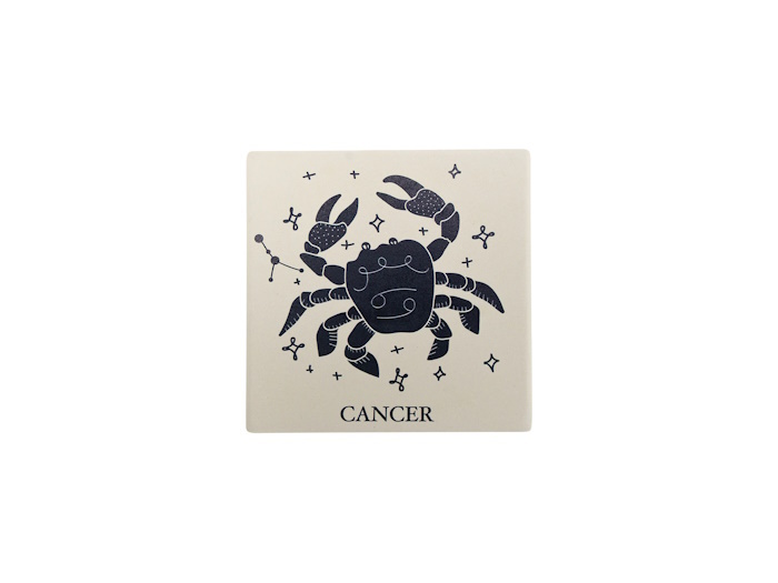 Ceramic Coaster - Cancer