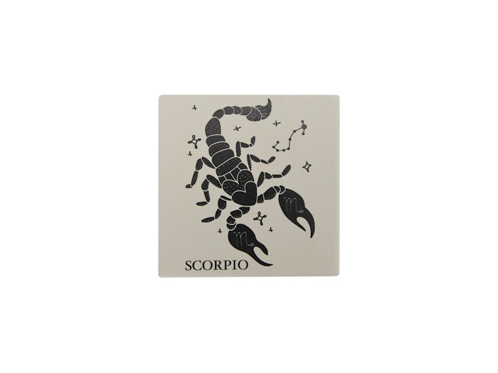 Ceramic Coaster - Scorpio