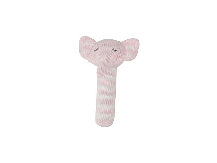 Knitted Elephant Rattle