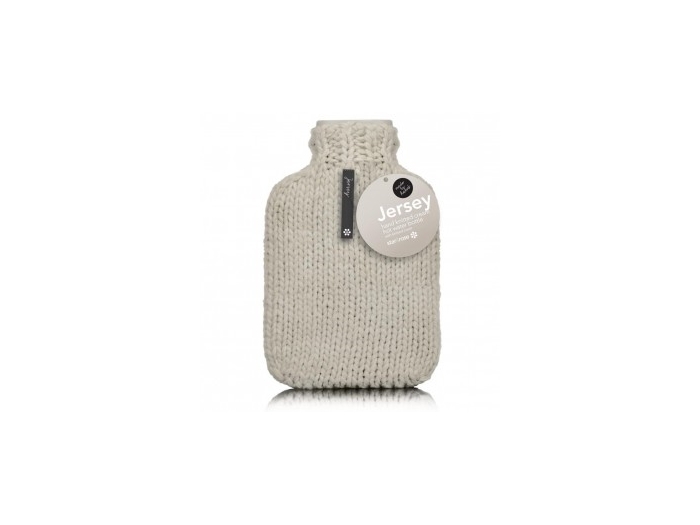 Grey Jersey Hot Water Bottle