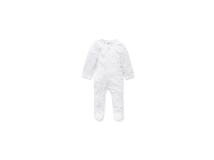 Organic Cotton Zip Growsuit